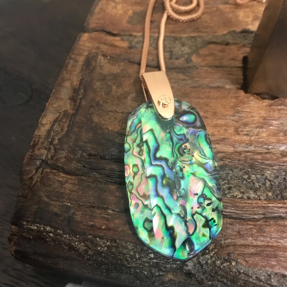 NWT Kendra Scott RSG Inez Necklace in Abalone! - Picture 7 of 11